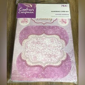 Crafters companion Handbag kit scrapbook crafting